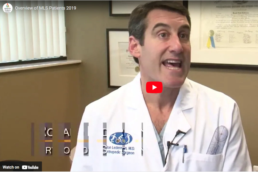 MLS doctor testimonials laser treatment ankle pain 